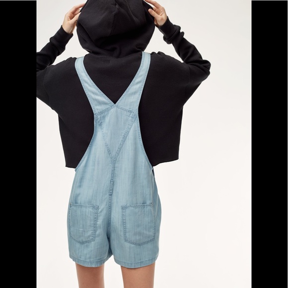 Aritzia Senryu Romper Overalls Blue XS - Picture 4 of 4
